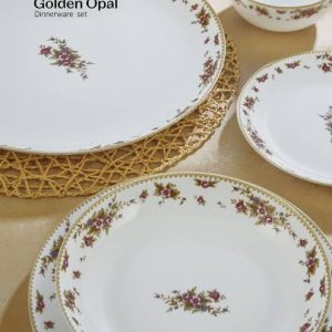 سرویس 26 پارچه گلدن اپال مدل گل رز قالب دیوالی