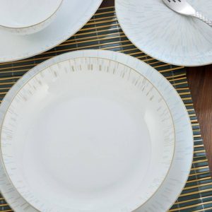 سرویس 26 پارچه گلدن اپال طرح دورینگ فیروزه ای